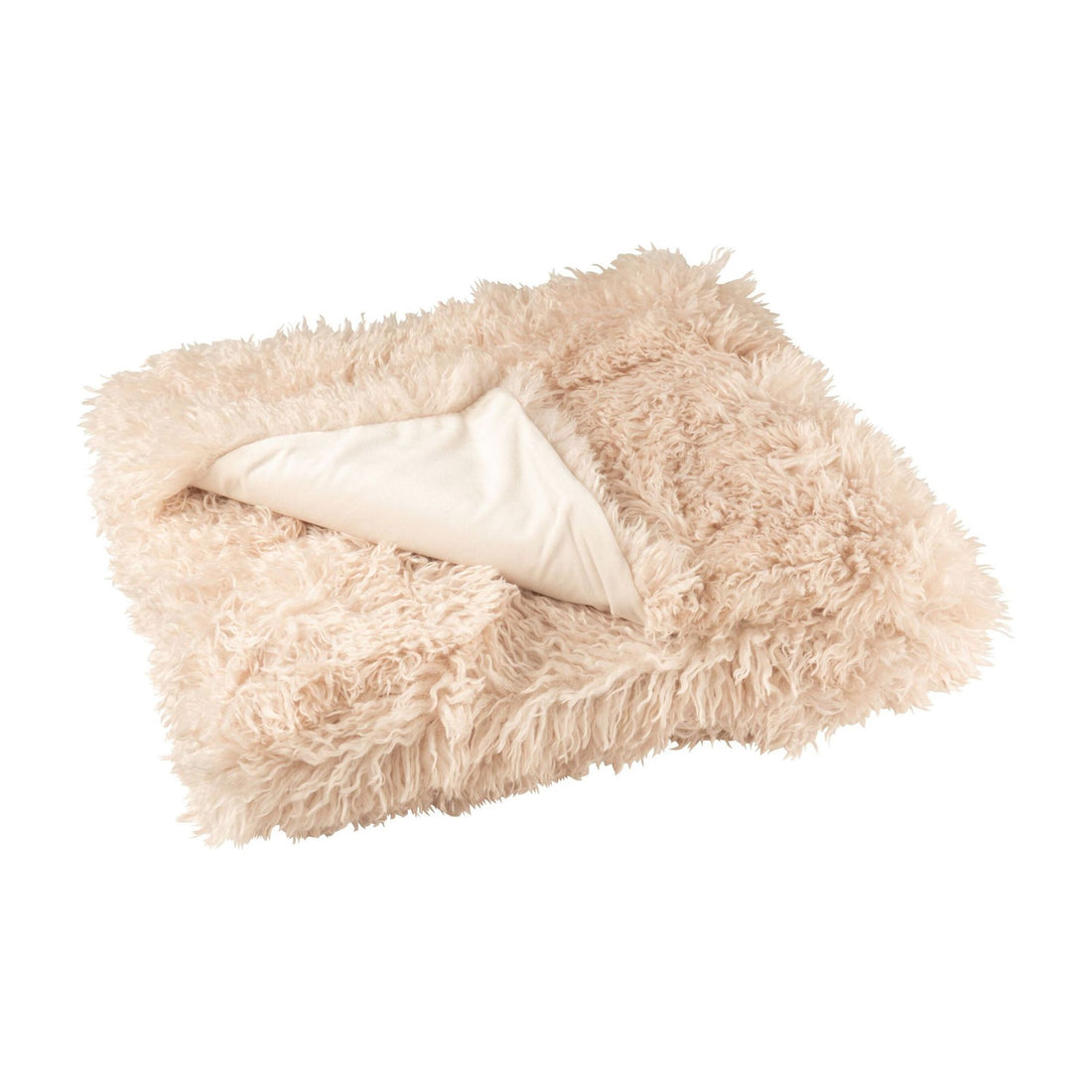 Plaid Moutie Poliestere Beige 130x180cm J-Line