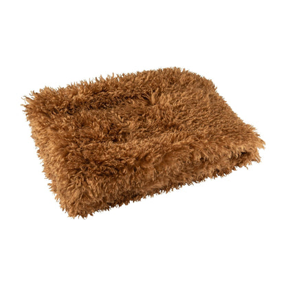 Plaid Moutie Poliestere Marrone 130x180cm J-Line