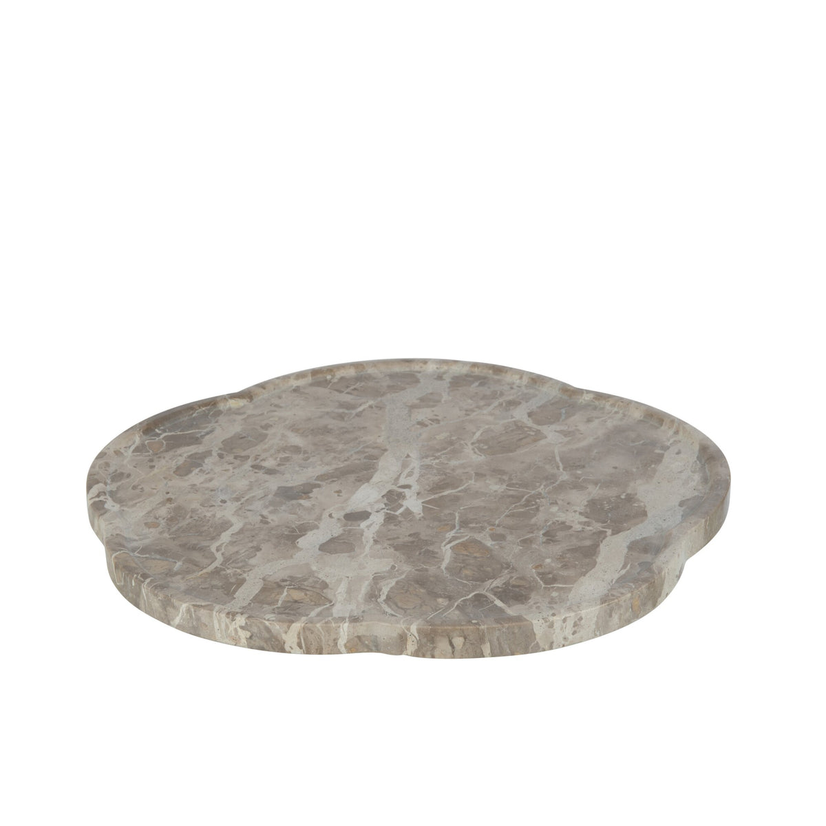 Vassoio Fiore Rotante Marmo Beige J-Line