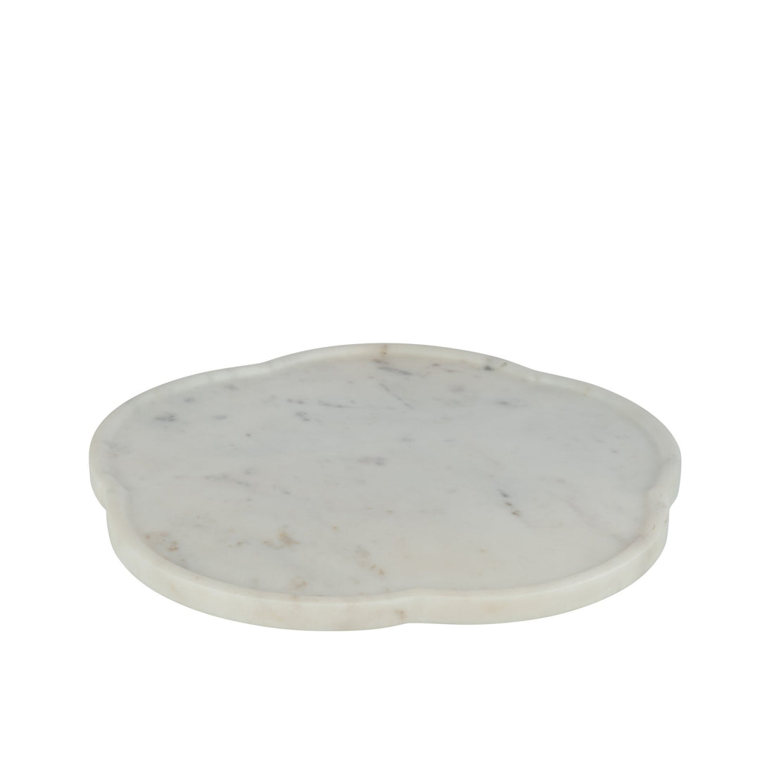 Vassoio Fiore Rotante Marmo Bianco J-Line