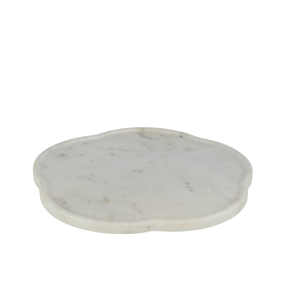 Vassoio Fiore Rotante Marmo Bianco J-Line