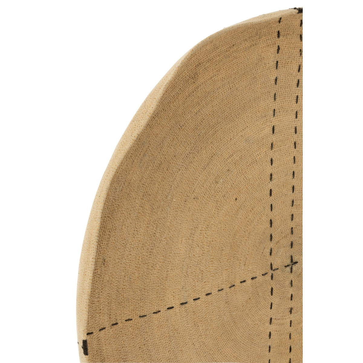 Vassoio Decorazione da parete Linee tratteggiate Alghe Naturale/Nero