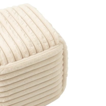 Pouf Scanalato Mdf Beige J-Line