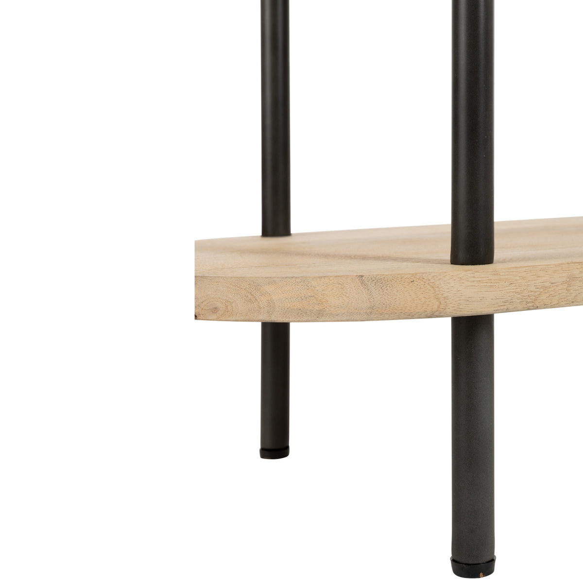 Scaffale Eli 5 Ripiani Legno di Mango/Ferro Naturale/Grigio J-Line