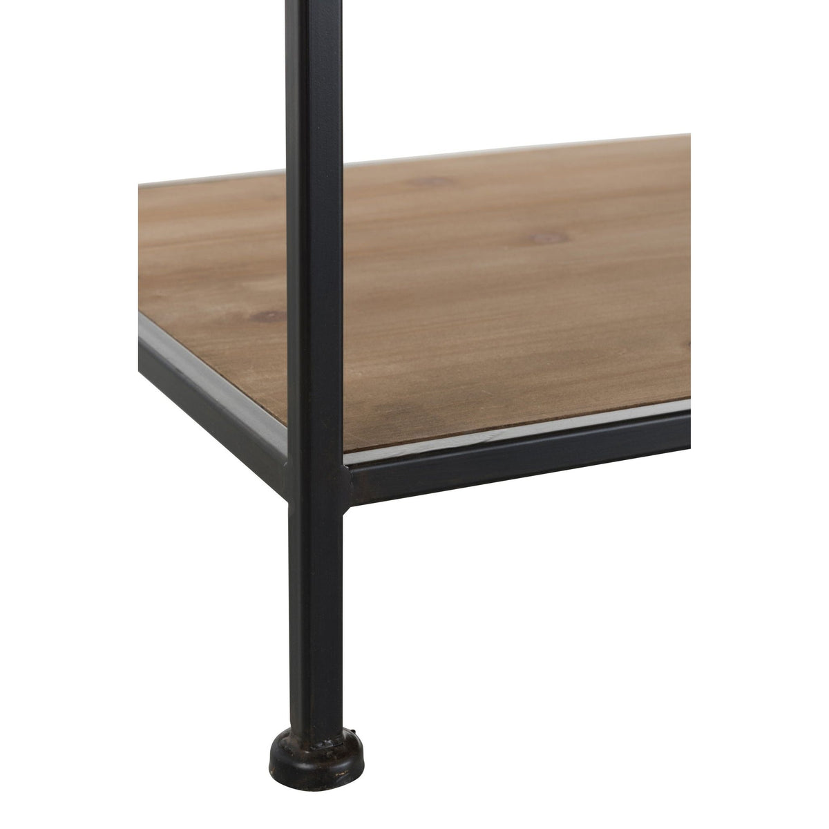 Scaffale per Tessuti Metallo/Legno Nero J-Line