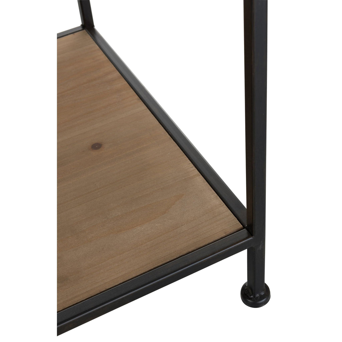 Scaffale per Tessuti Metallo/Legno Nero J-Line