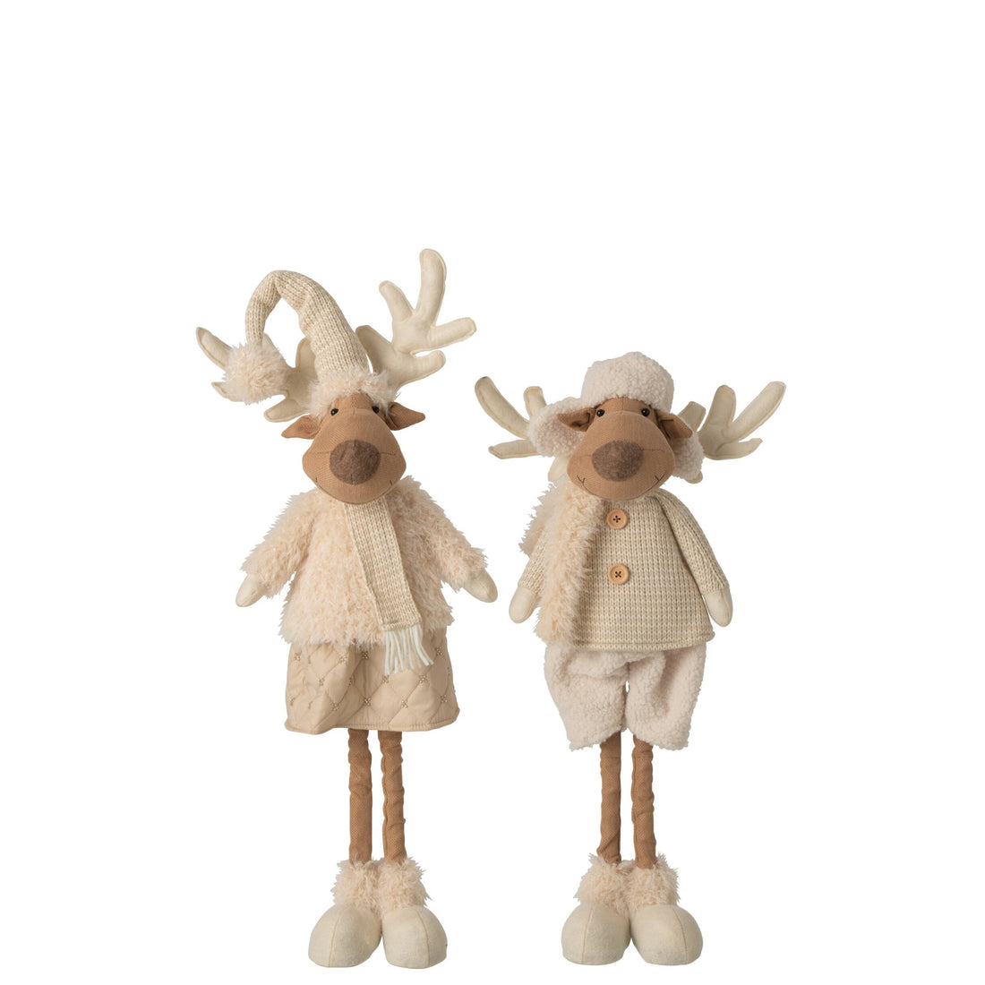 Raffia decorativa in poliestere beige H82 cm, set da 2 - J-Line