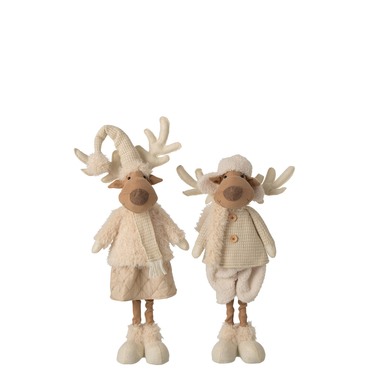 Raffia decorativa in poliestere beige H82 cm, set da 2 - J-Line