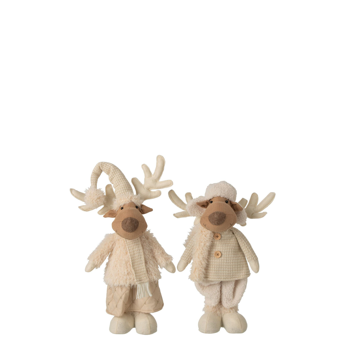 Raffia decorativa in poliestere beige H82 cm, set da 2 - J-Line