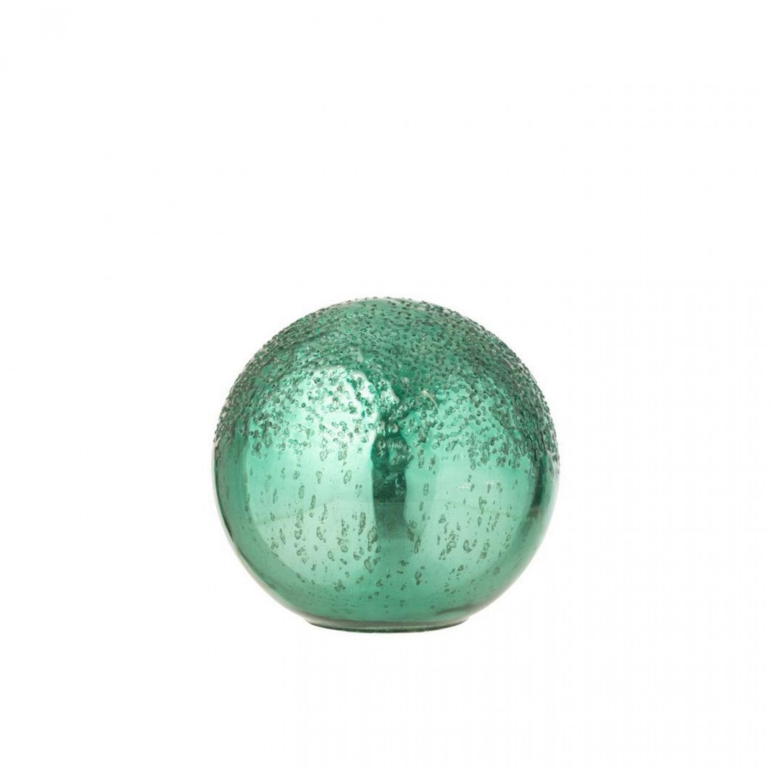 Sfera LED Vetro Incrudellato Verde Set da 2 J-Line