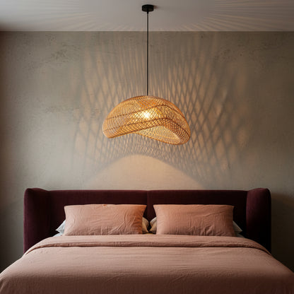 Lampada a sospensione Maze Organic Naturel Raw Materials