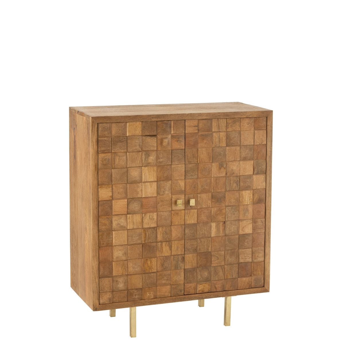 Mobile Nino Metallo/Legno di mango Naturale/Oro J-Line