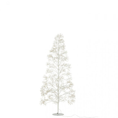 Albero di Natale 3000 LED Metallo Bianco Large H240cm J-Line