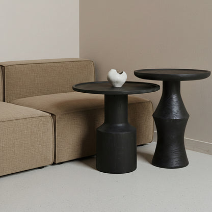 Tavolino Nero Twilight Raw Materials