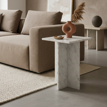 Tavolino Beijing Marmo Bianco Raw Materials
