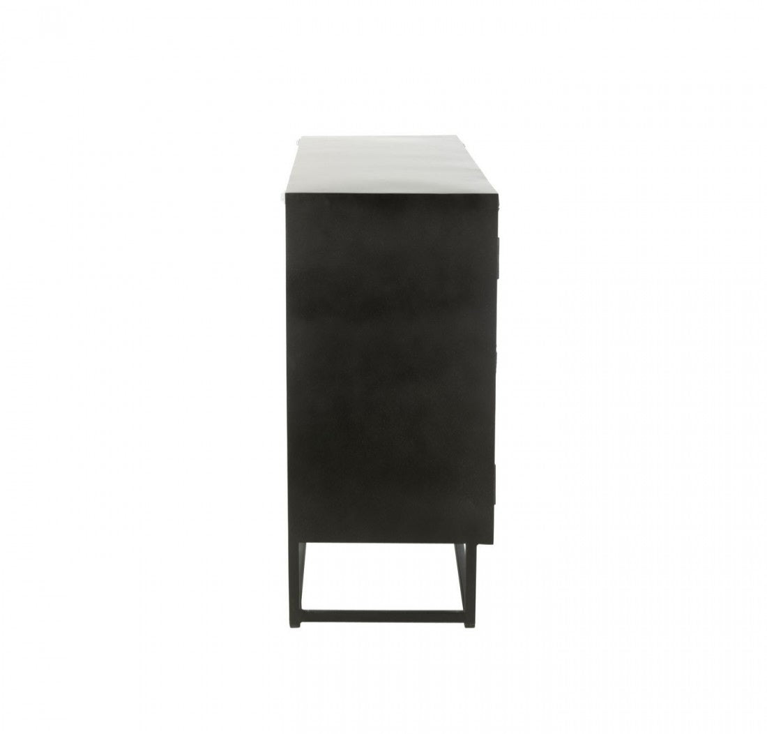 Credenza Shanil Legno/Ferro Nero J-Line