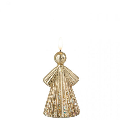 Set di 2 lampade a LED Angel in vetro color oro J-Line