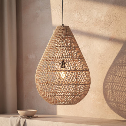 Lampada a sospensione Maze Goccia Naturel Raw Materials