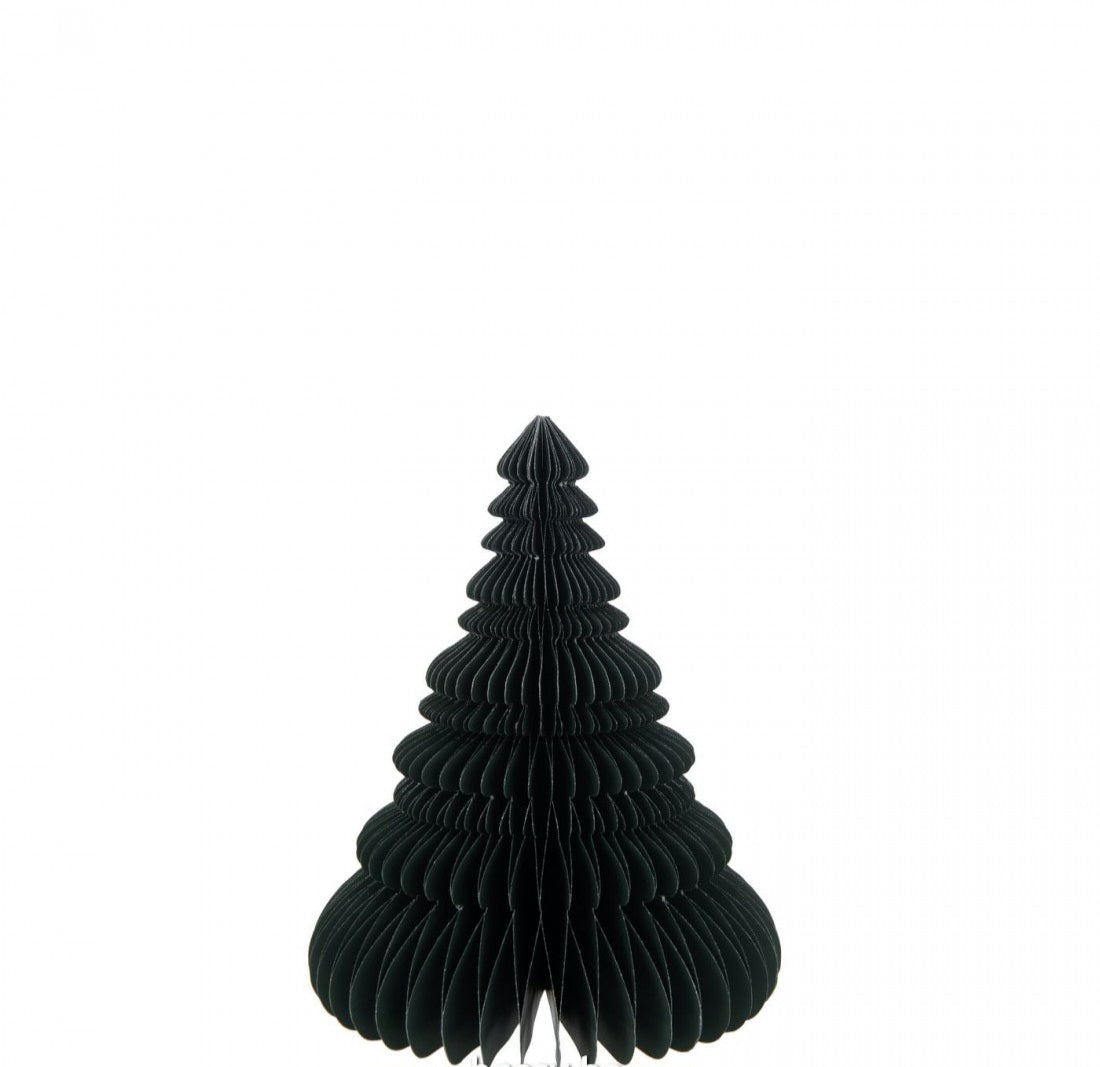 Albero di Natale Pieghevole in Carta Verde Set da 2 J-Line