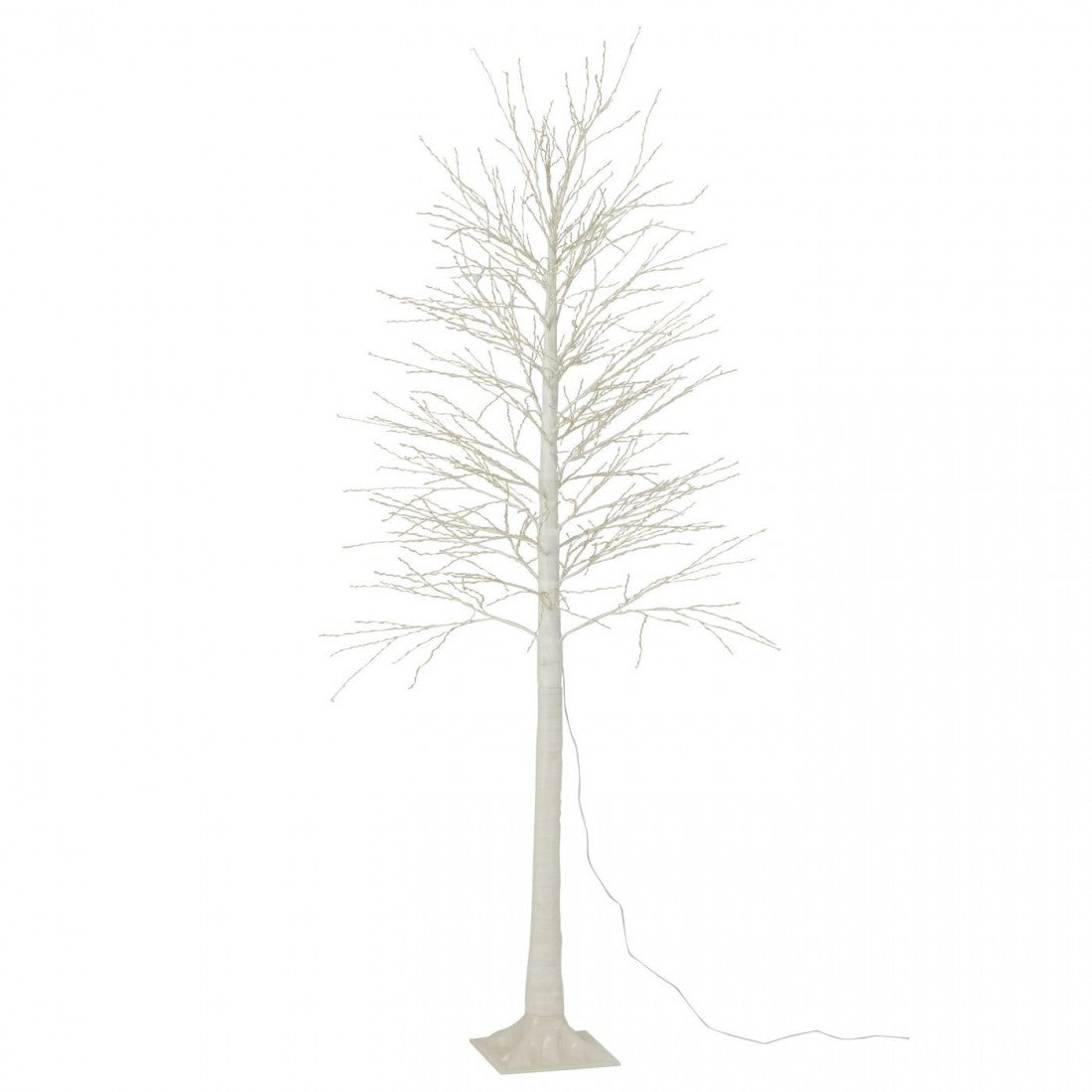 Albero di Natale 3000 LED Plastica Bianco Large H210cm J-Line