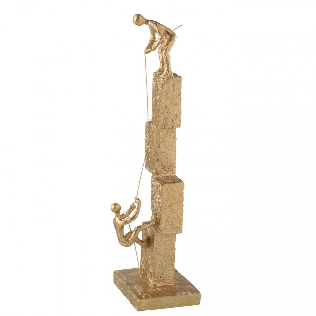Figure Scalare Moderne Resina Dorata J-Line