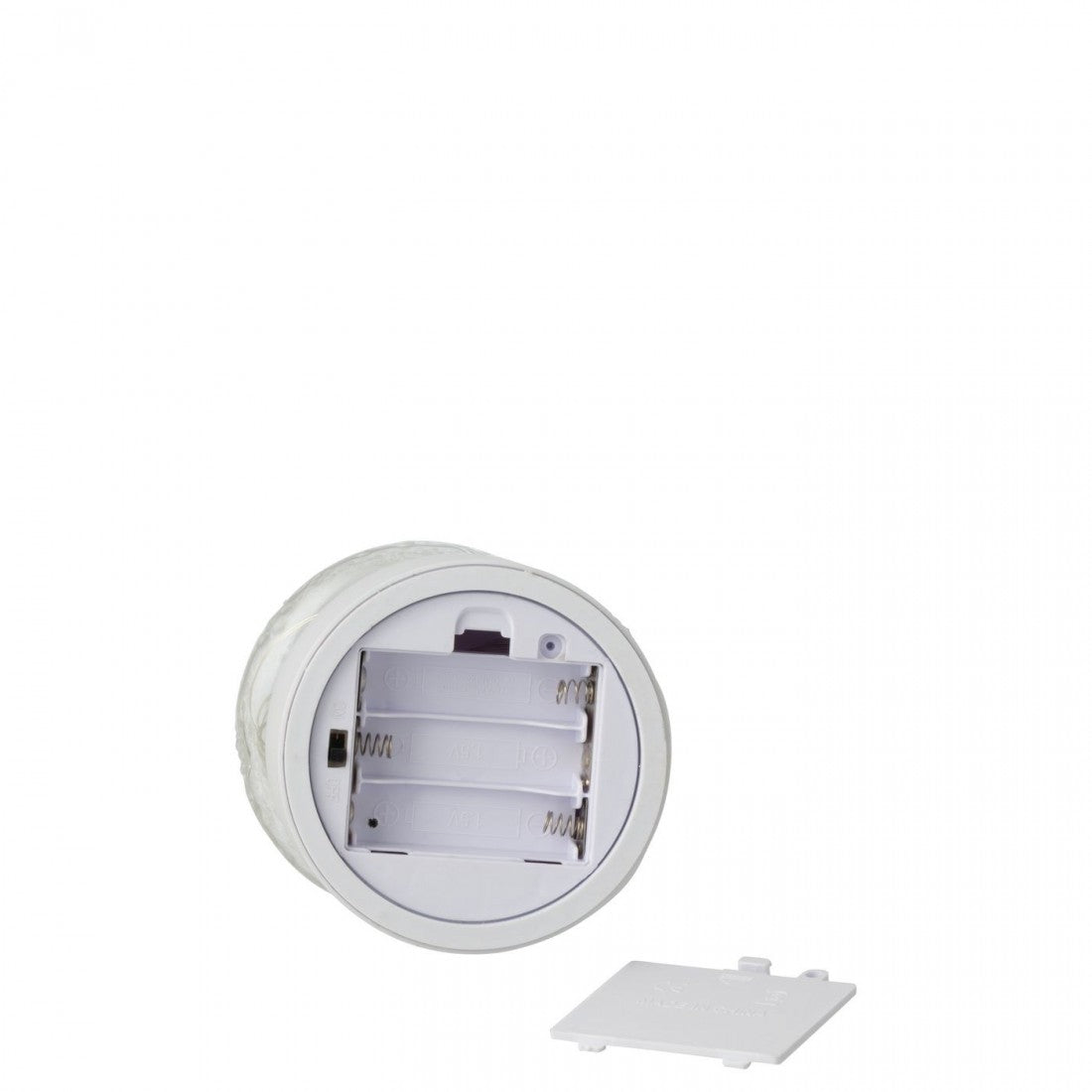 Set di 2 lampade a sospensione rotanti in vetro bianco/trasparente con LED J-Line