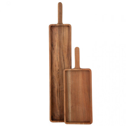 Tagliere rettangolare in legno di acacia naturale piccolo J-Line