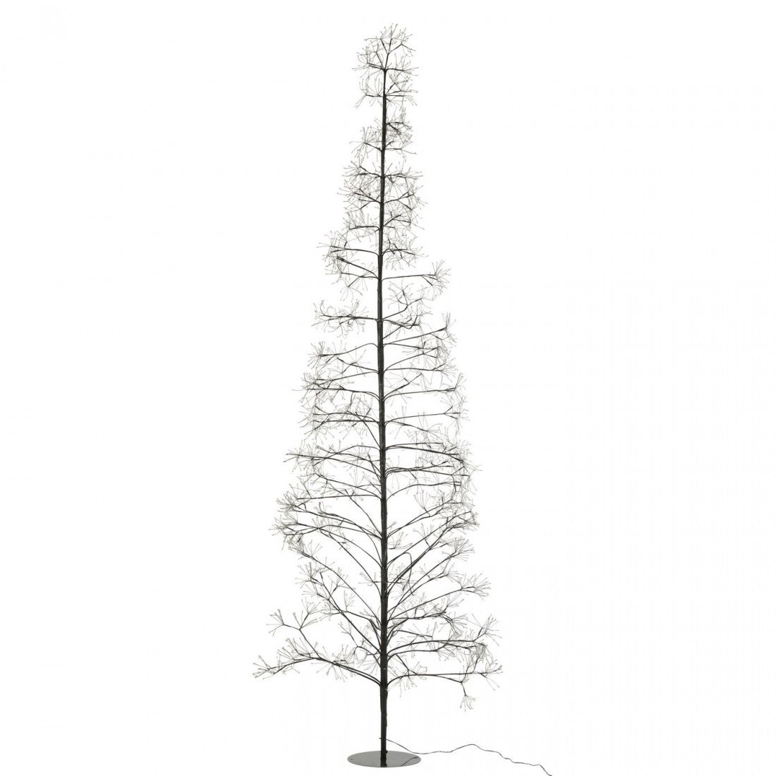 Albero di Natale 3000 LED Metallo Nero Large H300cm J-Line