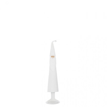 Set di 2 Babbi Natale Moderni in Metallo Bianco J-LIne