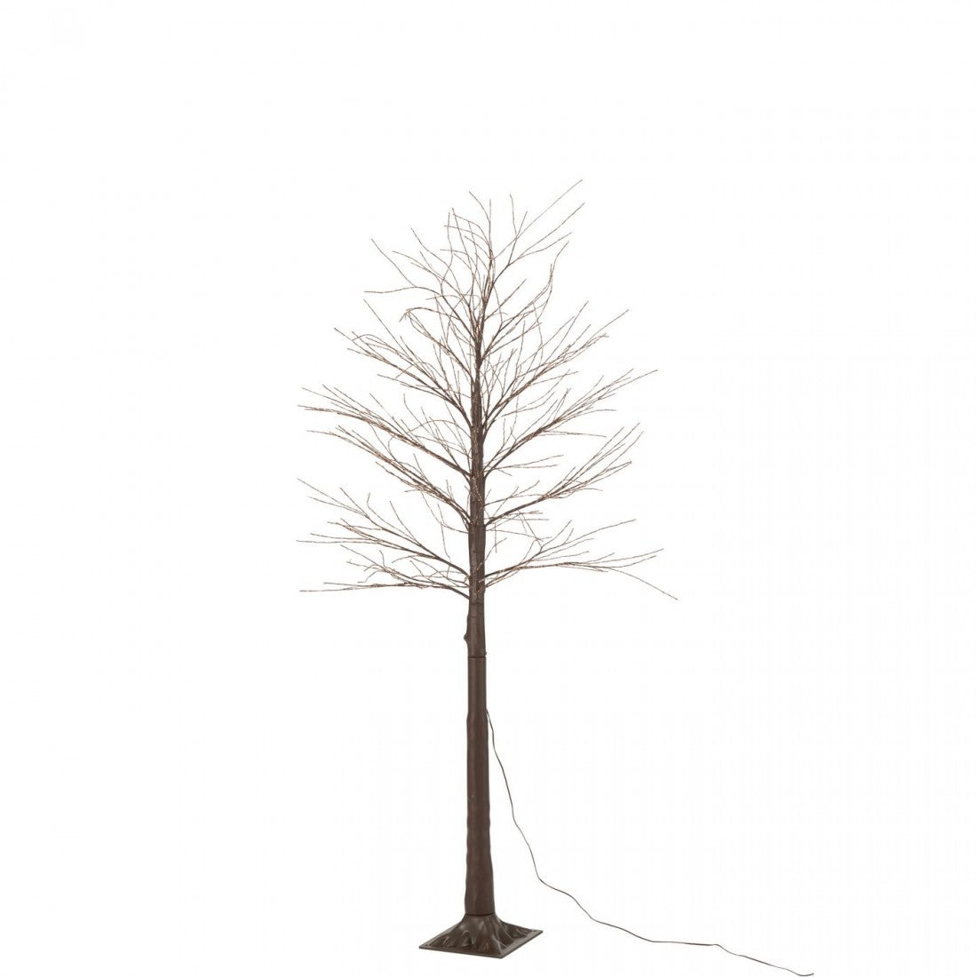 Albero 2000 LED Plastica Marrone Medio H180cm J-Line
