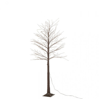 Albero 2000 LED Plastica Marrone Medio H180cm J-Line