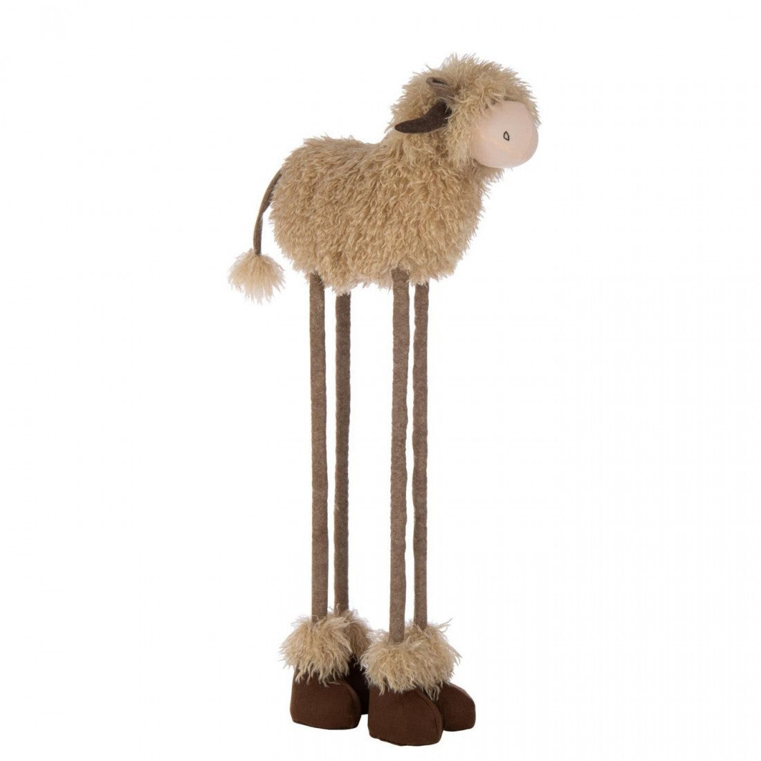 Mucca Telescopica in Poliestere Marrone Scuro/Beige Large J-Line