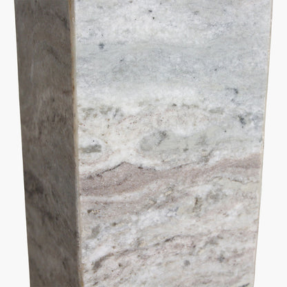 Base lampada Fantasy Marmo Marrone Quadrata Raw Materials