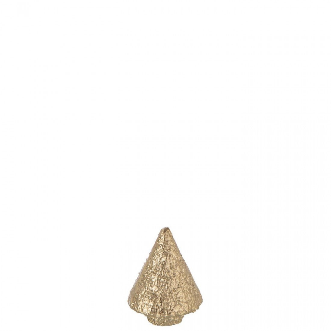 Albero di Natale in alluminio color oro, set da 2, J-Line