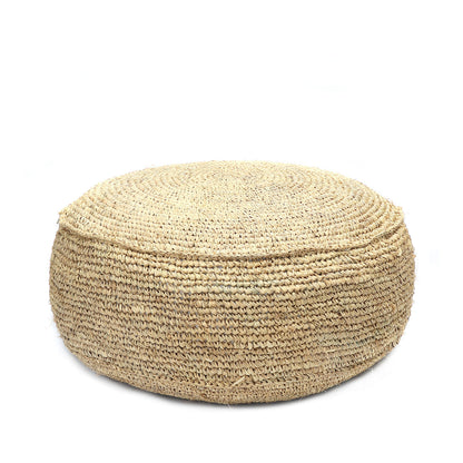 Pouf Raffia Flores - Naturale Bazar Bizar