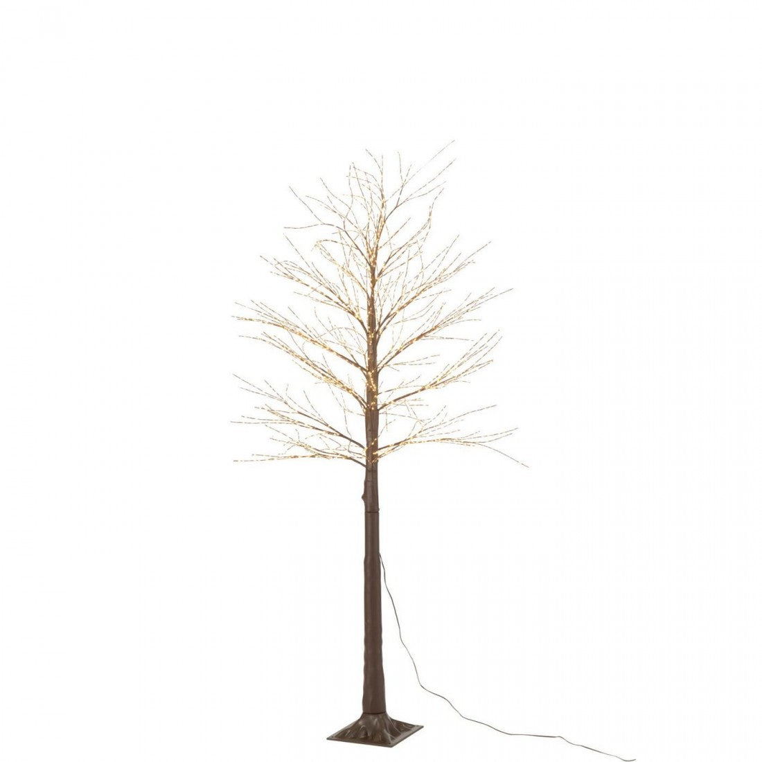 Albero 2000 LED Plastica Marrone Medio H180cm J-Line