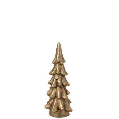 Albero di Natale Base Rotonda in Magnesio Color Oro Small H 51cm J-Line
