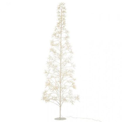 Albero di Natale 3000 LED Metallo Bianco Large H240cm J-Line