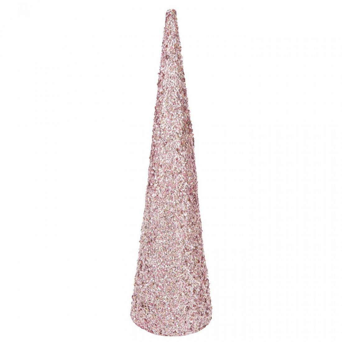 Cono Paillettes Spugna Rosa Chiaro Large H120cm J-Line