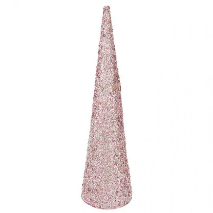 Cono Paillettes Spugna Rosa Chiaro Large H120cm J-Line