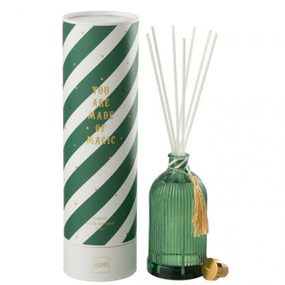 Diffusore di profumo Magic Olio profumato Bianco/Verde scuro Large 500ml J-Line