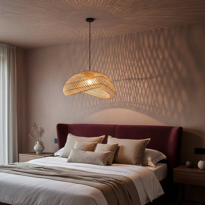 Lampada a sospensione Maze Organic Naturel Raw Materials