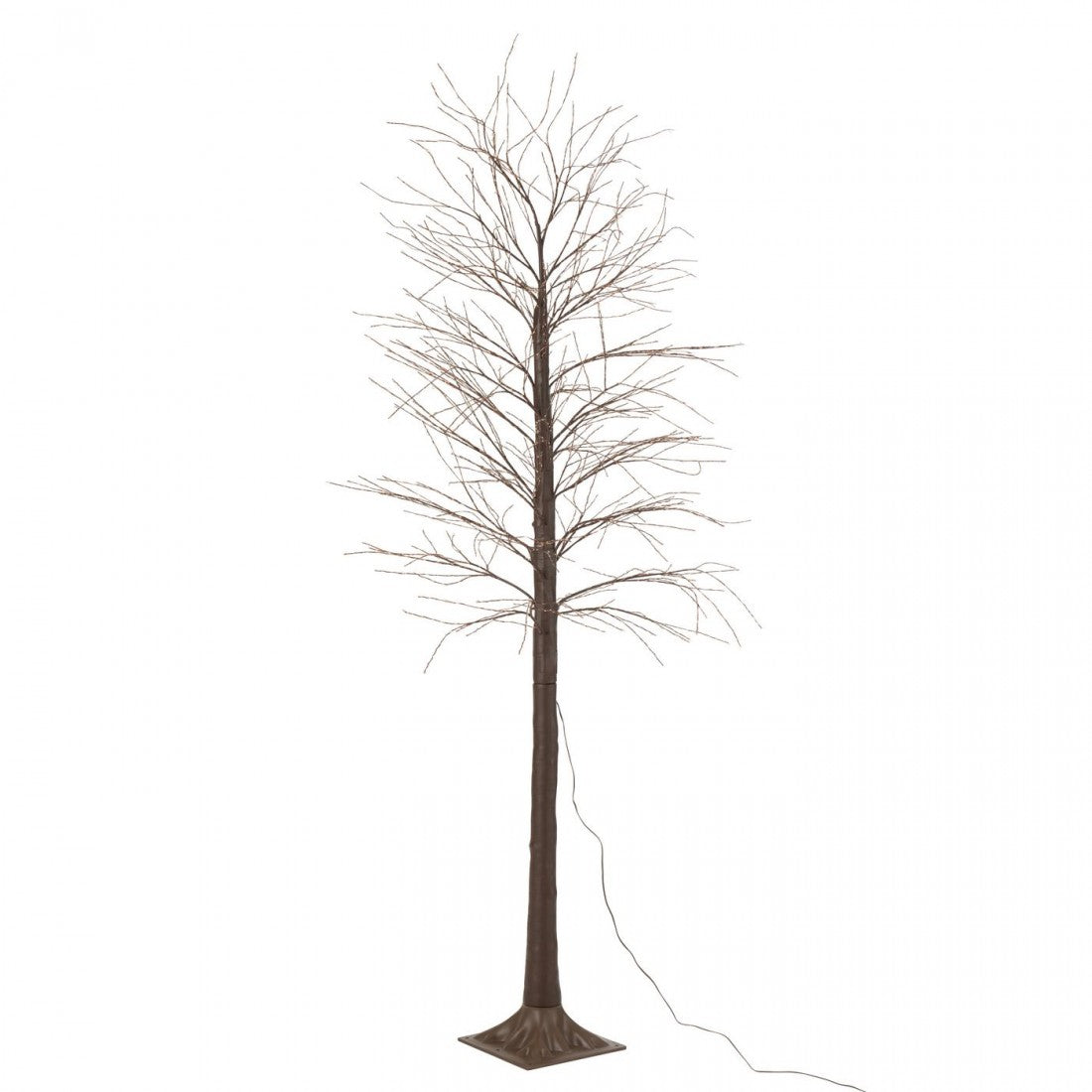 Albero di Natale 3000 LED Plastica Marrone Large H210cm J-Line