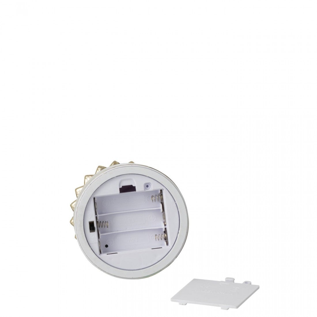 Albero di Natale in vetro girevole a LED color oro, set da 2, J-Line