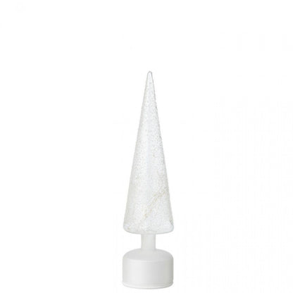 Set di 2 lampade a sospensione rotanti in vetro bianco/trasparente con LED J-Line