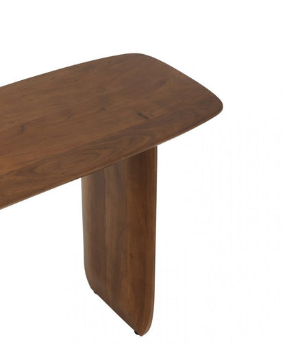 Consolle in legno di acacia marrone J-Line
