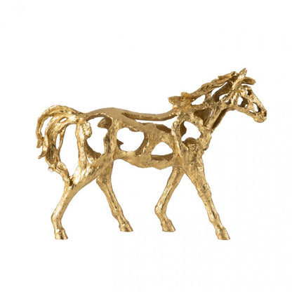Cavallo Corrente Poliresina Color Oro Large J-Line