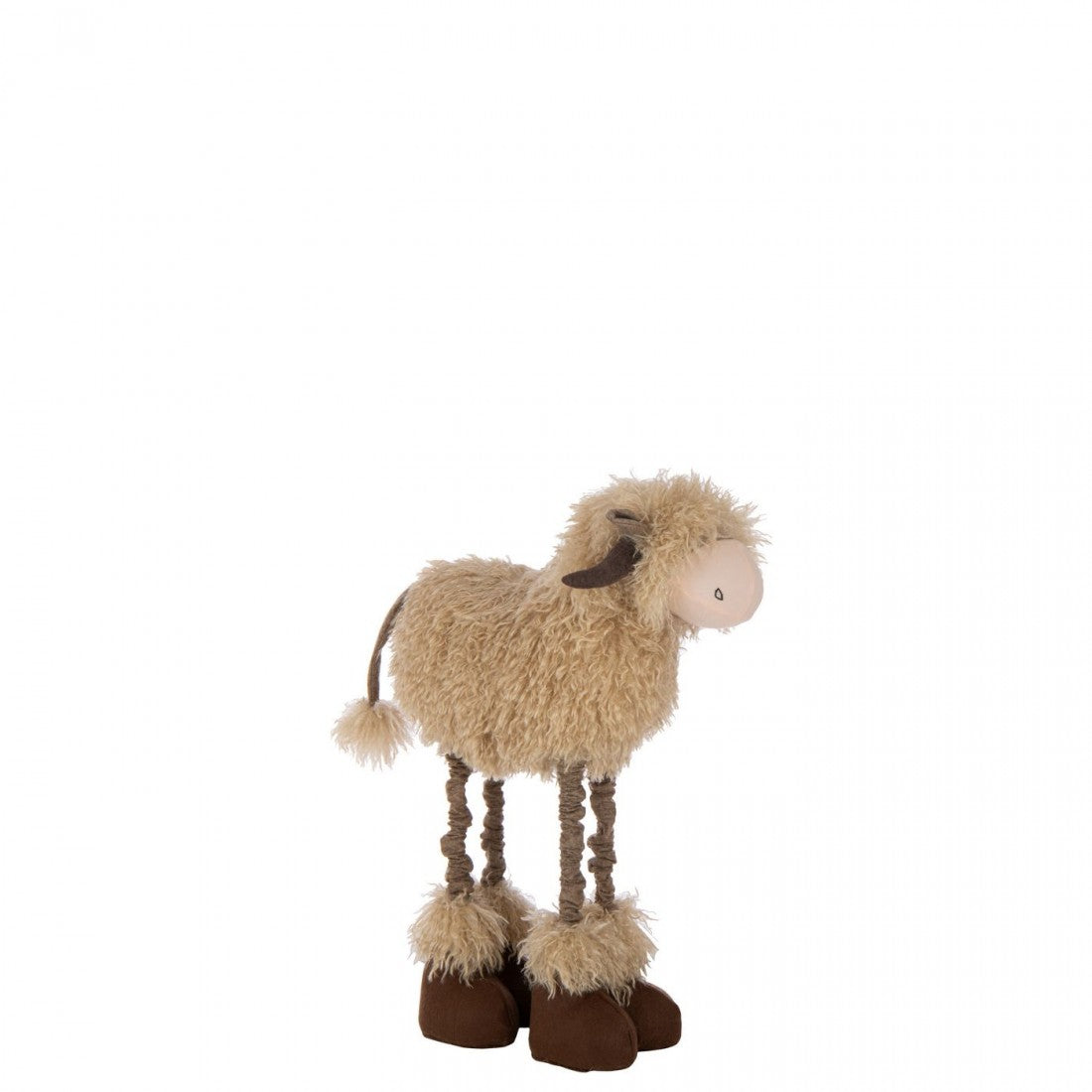 Mucca Telescopica in Poliestere Marrone Scuro/Beige Large J-Line
