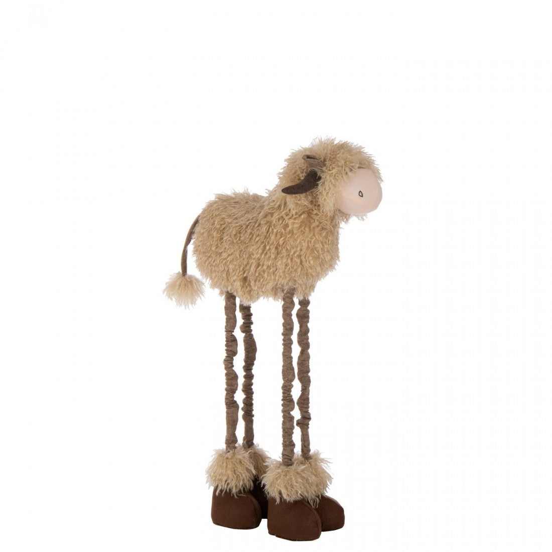 Mucca Telescopica in Poliestere Marrone Scuro/Beige Large J-Line