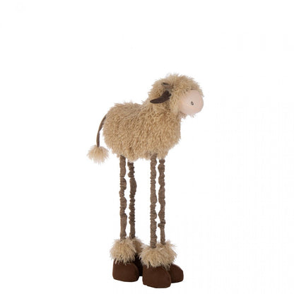 Mucca Telescopica in Poliestere Marrone Scuro/Beige Large J-Line